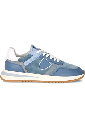 Philippe model Buty, Mężczyzna, Niebieski, 43 EU, Zamsz, Sneakers Tropez 2.1 Running