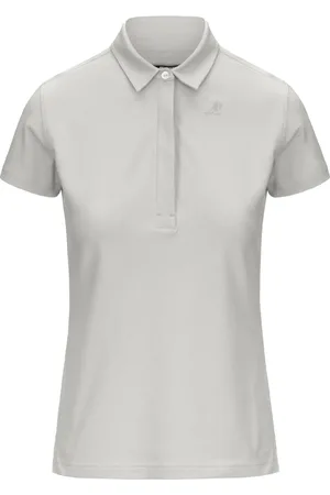 K-Way Koszulki, Kobieta, Beżowy, M, Pique Polo Shirt