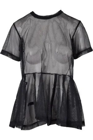Comme des Garçons Sukienki, Kobieta, Czarny, S, Koszulka z poliestru