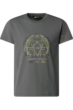 The North Face Koszulki, Mężczyzna, Szary, S, Graficzny Luźny Tee