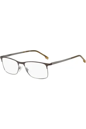 HUGO BOSS Akcesoria, Mężczyzna, Czarny, ONE SIZE, Nowoczesne Czarne i Białe Metalowe Ramki