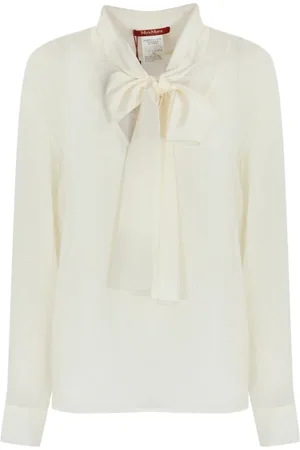 Max Mara Bluzki, Kobieta, Biały, XS, Biała Koszula Crotone