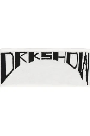 Rick Owens Akcesoria, Mężczyzna, Biały, ONE SIZE, Pasek bawełniany z kontrastowym logo