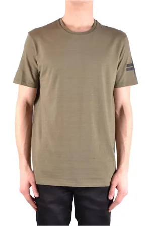 Neil Barrett Koszulki, Mężczyzna, Zielony, L, Casual Bawełniany T-shirt