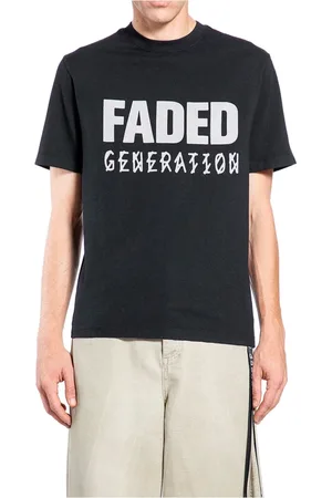 44 Label Group Koszulki, Mężczyzna, Czarny, L, Faded Gen Tee z Grafiką