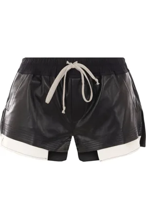 Rick Owens Szorty, Kobieta, Czarny, S, Bawełna, Bokserki Fog