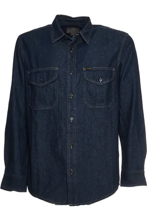 Filson Koszule, Mężczyzna, Niebieski, L, Denim, Denim Guide Shirt Rinse Indigo
