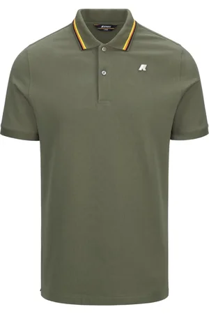K-Way Koszulki, Mężczyzna, Zielony, L, JUD Pique Polo Shirt