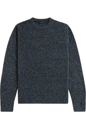Fred Perry Swetry, Mężczyzna, Niebieski, L, Stylowe Swetry dla Mężczyzn i Kobiet