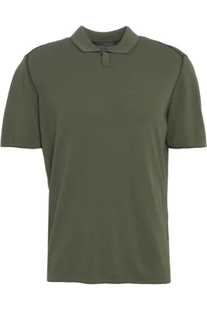 TRANSIT Koszulki, Mężczyzna, Zielony, L, Zielony Swetrowy Polo Shirt
