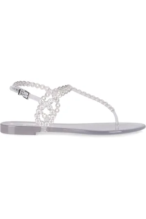 Aquazzura Buty, Kobieta, Szary, 37 1/2 EU, Kapcie z ozdobnymi ćwiekami