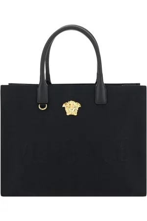 VERSACE Torebki, Kobieta, Czarny, ONE SIZE, Torba Medusa Shopping Tote