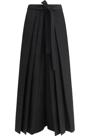 Fabiana Filippi Spodnie, Kobieta, Czarny, S, Spodnie z luźnym krojem z eleganckimi detaliami