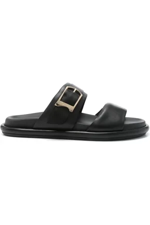 santoni Buty, Kobieta, Czarny, 37 1/2 EU, Skórzane Sandały