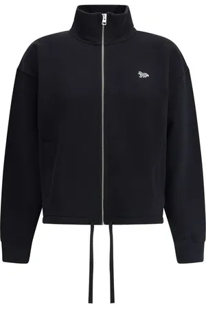 Maison Kitsuné Bluzy, Kobieta, Czarny, L, Baby Fox Sweater