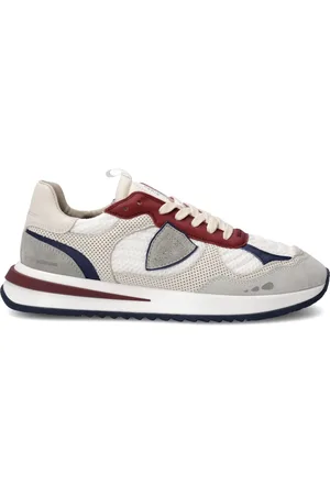Philippe model Buty, Mężczyzna, Wielobarwność, 41 EU, Zamsz, Sneakers Olympique Running