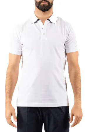 FAY Koszulki, Mężczyzna, Biały, XL, Stylowy Polo