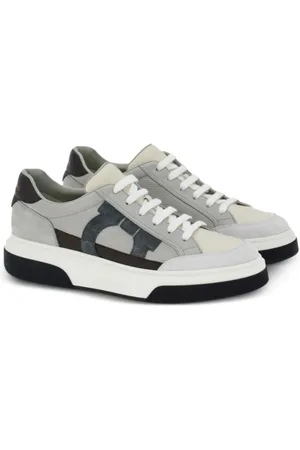 Salvatore Ferragamo Buty, Mężczyzna, Wielobarwność, 39 EU, Zamsz, Wielokolorowe sneakersy z zamszu