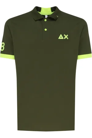 sun68 Koszulki, Mężczyzna, Zielony, L, Polo Shirts