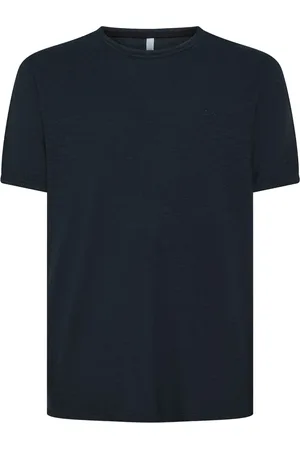 sun68 Koszulki, Mężczyzna, Niebieski, S, T-shirt z Okrągłym Dołem Krótki Rękaw