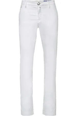 Jacob Cohen Spodnie, Mężczyzna, Biały, W31, Slim Fit Jeansyy