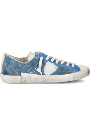 Philippe model Buty, Mężczyzna, Niebieski, 39 EU, Zamsz, Sneakers Prsx Tennis