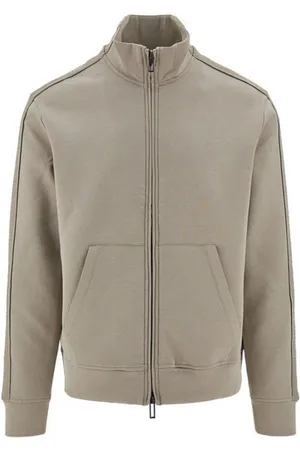 Emporio Armani Bluzy, Mężczyzna, Szary, M, Stylowe Bluzy i Swetry