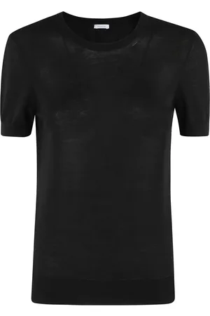 Malo Koszulki, Kobieta, Czarny, XS, Czarna T-shirt Regular Fit Krótki Rękaw