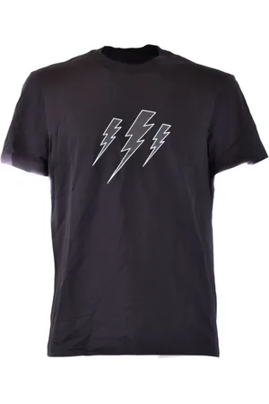 Neil Barrett Koszulki, Mężczyzna, Czarny, M, Stylowe T-shirty dla Mężczyzn i Kobiet