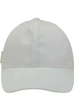 Prada Akcesoria, Kobieta, Biały, M, Czapka baseballowa z logo