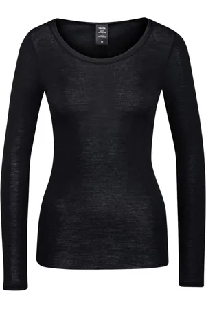 Calida Koszulki, Kobieta, Czarny, M, Long Sleeve Tops