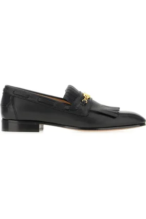 VALENTINO GARAVANI Buty, Mężczyzna, Czarny, 42 EU, Len, Stylowe Mokasyny dla Mężczyzn