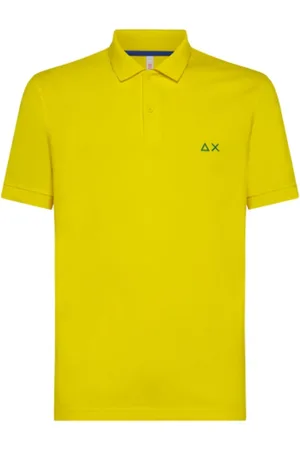 sun68 Koszulki, Mężczyzna, Żółty, XL, Koszulka Polo, Jasny żółty
