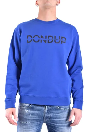 Dondup Bluzy, Mężczyzna, Niebieski, S, Stylowe Bluzy i Swetry