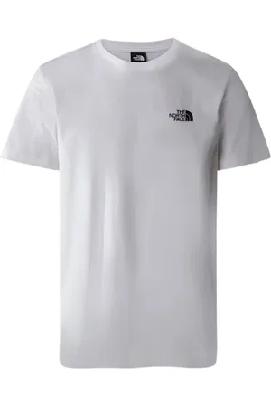 The North Face Koszulki, Mężczyzna, Biały, XL, Prosty Dome Tee Koszulka