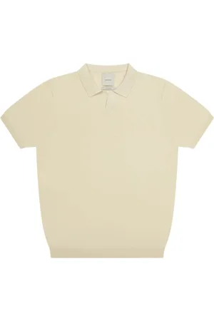 At.p.Co Koszulki, Mężczyzna, Beżowy, M, Męski Polo Shirt