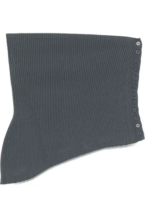 Paloma Wool Koszulki, Kobieta, Szary, L, Bezramienna bluzka z przodu na guziki w szarym kolorze