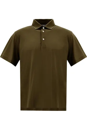 HERNO Koszulki, Mężczyzna, Zielony, 2XL, Jersey Crepe Polo Shirt