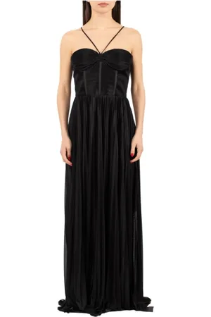 Pinko Sukienki, Kobieta, Czarny, M, Elegancka Sukienka w Różu