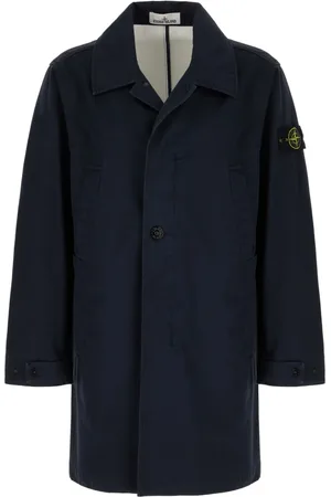 Stone Island Płaszcze, Mężczyzna, Niebieski, M, Stylowe Kurtki dla Mężczyzn