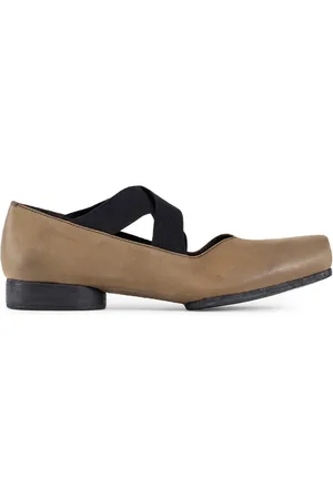 UMA WANG Buty, Kobieta, Zielony, 40 EU, Pleciony kwadratowy palec balerinki
