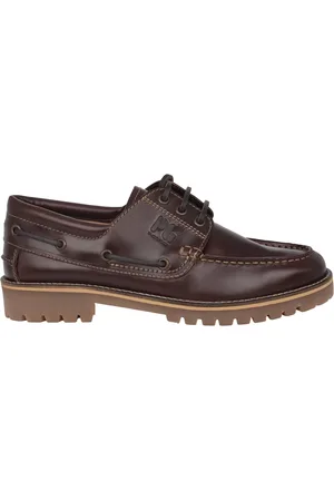 Gabor Buty, Mężczyzna, brązowy, 40 1/2 EU, Brązowy but łodziowy - Wygodne sznurowanie
