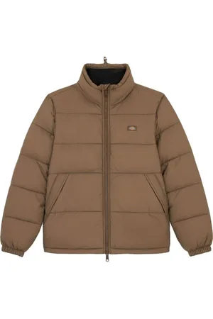 Dickies Kurtki, Mężczyzna, brązowy, M, Stylowa Kurtka Waldenburg dla Mężczyzn