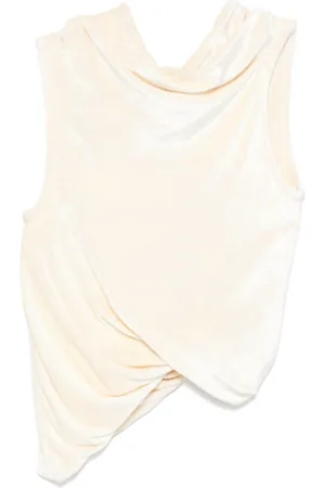 Rick Owens Koszulki, Kobieta, Beżowy, M, Champagne Sleeveless Top