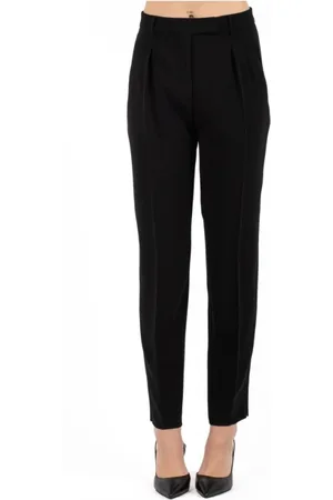 Max Mara Spodnie, Kobieta, Czarny, XS, Eleganckie Spodnie Studio