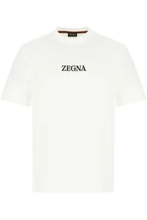 Ermenegildo Zegna Koszulki, Mężczyzna, Biały, XL, Casualowy Bawełniany T-shirt dla Mężczyzn