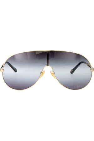 Chloé Akcesoria, Kobieta, Żółty, ONE SIZE, Stylowe okulary przeciwsłoneczne na modny wygląd