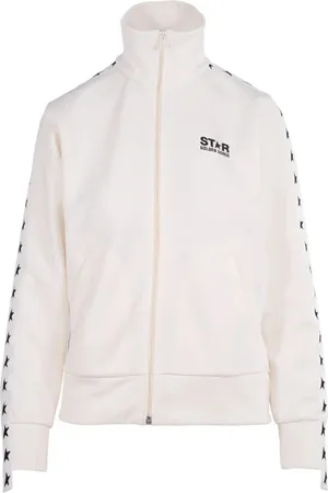 Golden Goose Bluzy, Kobieta, Biały, M, Biała Kurtka Śledziowa Damska