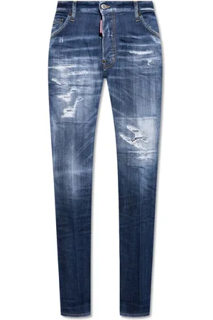 Dsquared2 Jeansy, Mężczyzna, Niebieski, M, Klasyczne Jeansyy Dżinsowe dla Mężczyzn