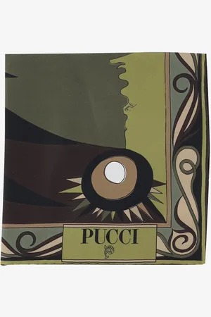 Emilio Pucci Akcesoria, Kobieta, Wielobarwność, ONE SIZE, Jedwabny szal z wzorem